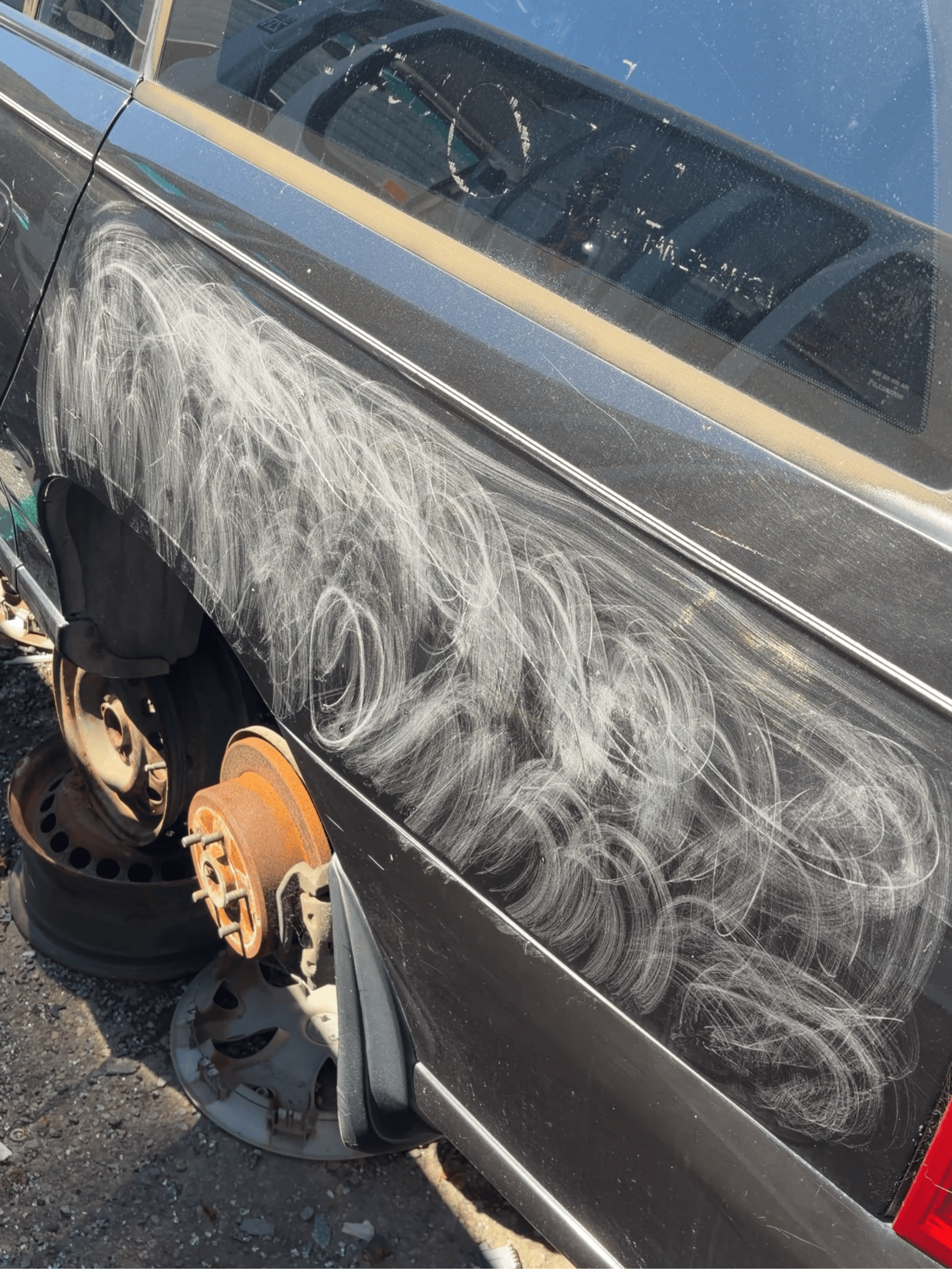 Restored paint result